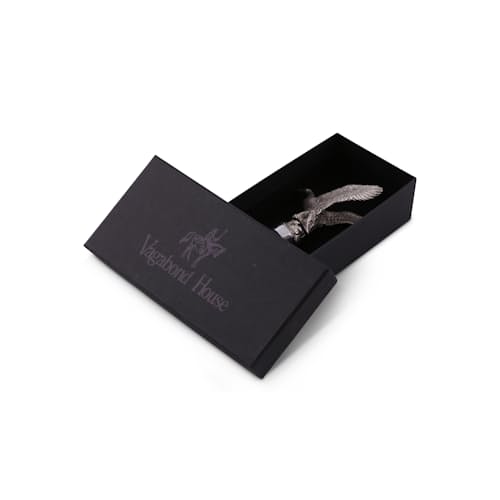 laydown image of Pewter Duck Bottle Stopper