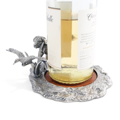 laydown detail image of Lab & Duck Wine Coaster