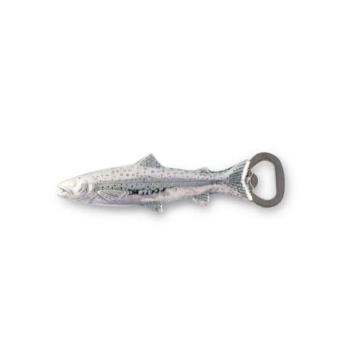 laydown image of Trout Bottle Opener