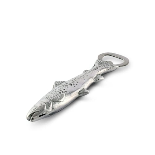 laydown image of Trout Bottle Opener