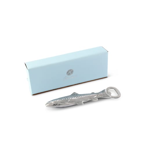 laydown image of Trout Bottle Opener