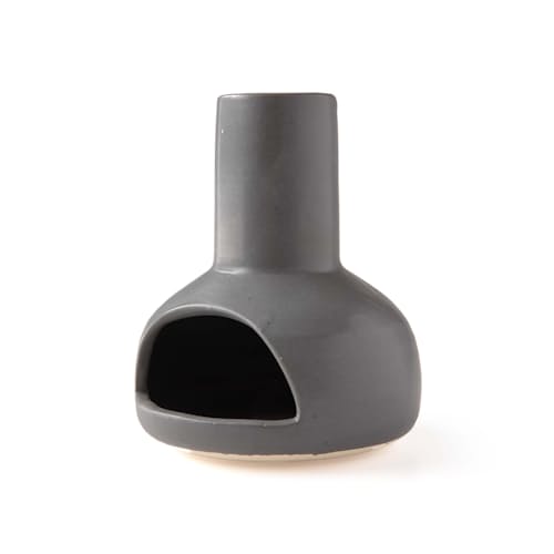 laydown image of Wide-Mouth Chiminea Incense Burner