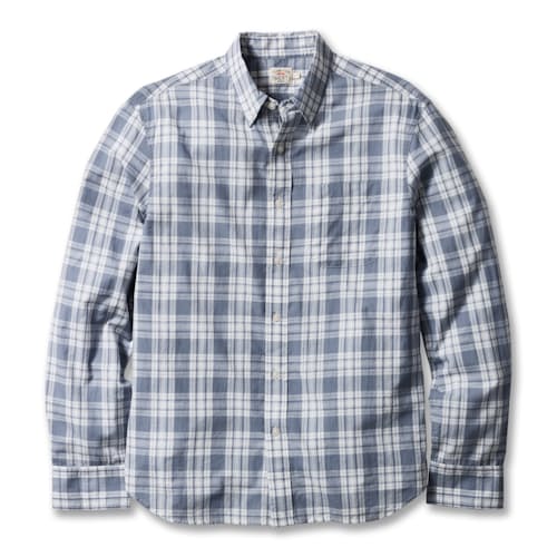 laydown image of Long Sleeve Weightless Cotton Shirt
