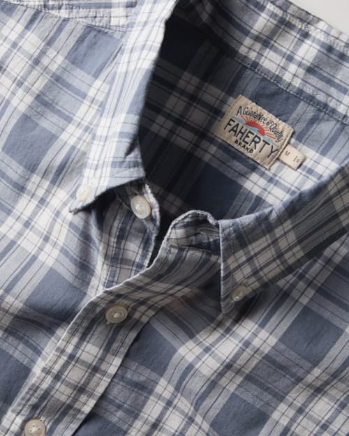 laydown detail image of Long Sleeve Weightless Cotton Shirt