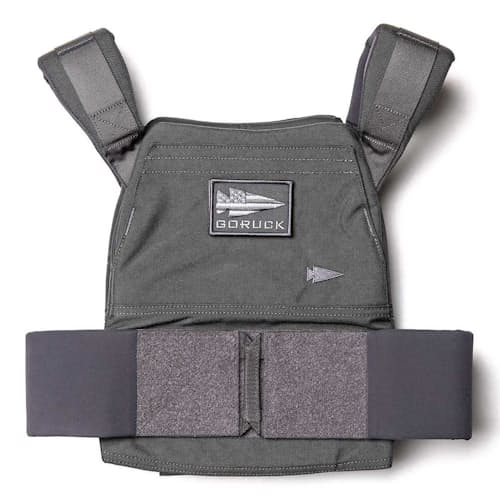 laydown image of New Curved Weight Vest