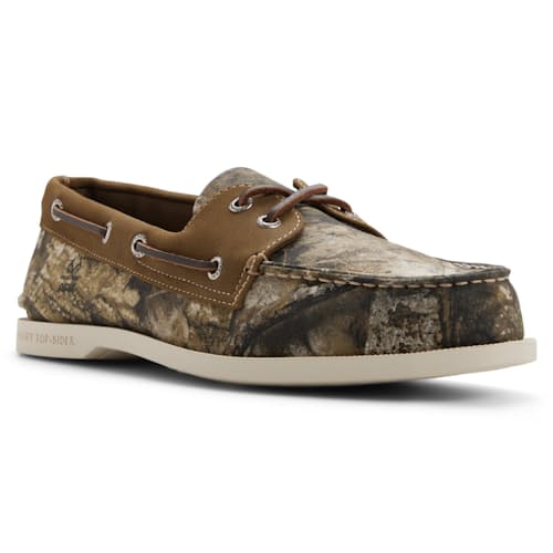 laydown image of Authentic Original 2-Eye Lite Boat Shoe