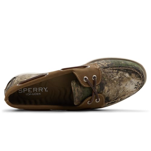 laydown image of Authentic Original 2-Eye Lite Boat Shoe