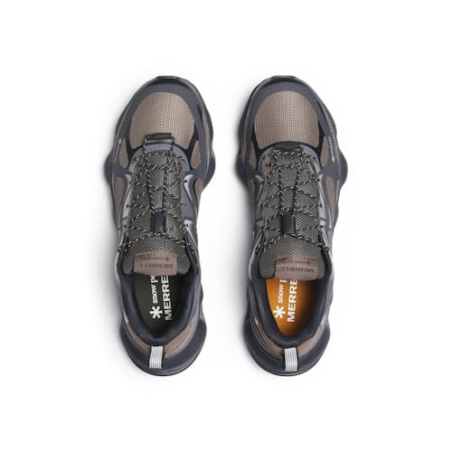 laydown image of Merrell x Snow Peak Speed Arc Matis GTX Trail Sneaker