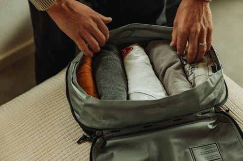 lifestyle image of Transit Packing Cube - 10L