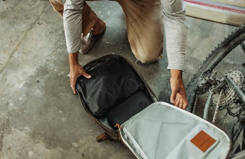 lifestyle image of Transit Packing Cube - 10L