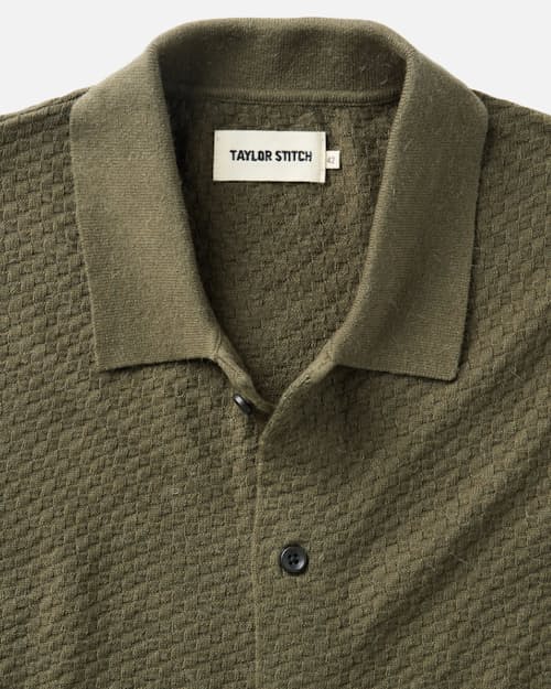 laydown detail image of Arlo Sweater Polo