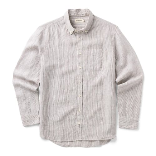 laydown image of The Jack Linen Shirt