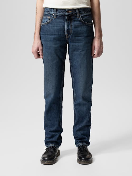 on model image of Gritty Jackson Denim
