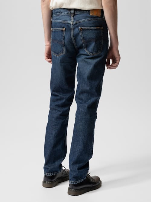 on model image of Gritty Jackson Denim