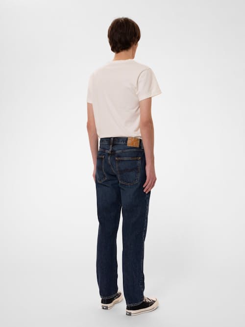 on model image of Gritty Jackson Denim