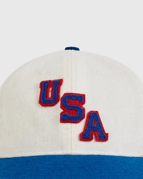 laydown detail image of 1960 Miracle on Ice - Team USA Authentic Wool Ballcap