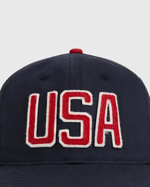 laydown detail image of 1956 USA Cotton Twill Ballcap