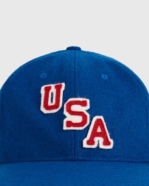 laydown detail image of 1960 Miracle on Ice - Team USA Authentic Wool Ballcap