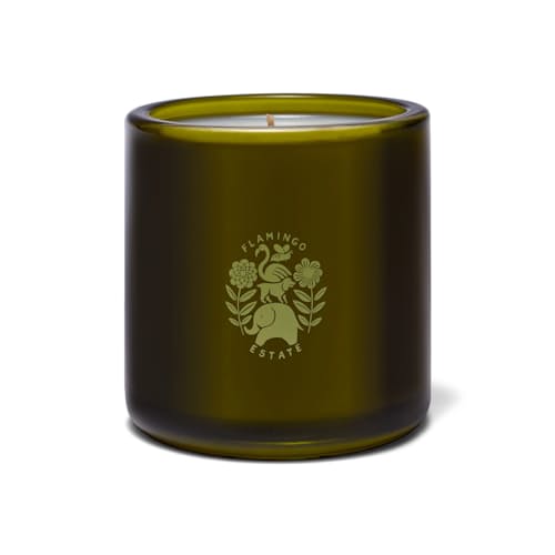 laydown image of Green Goddess Candle