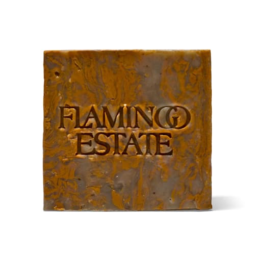 laydown image of Green Goddess Soap Brick