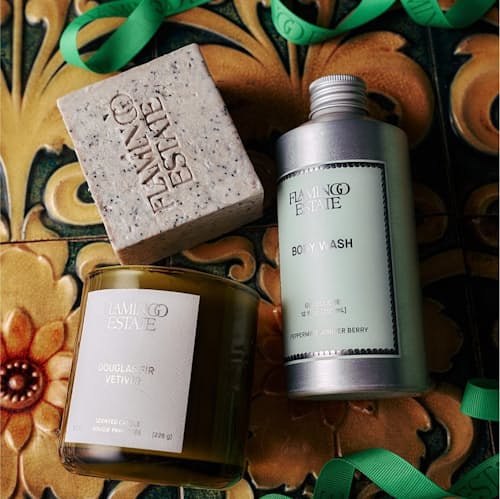 lifestyle image of Douglas Fir & Peppermint Morning Set