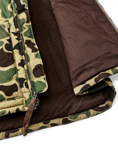 laydown detail image of Waxed Down Vest