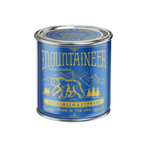 laydown image of Mountaineer Candle
