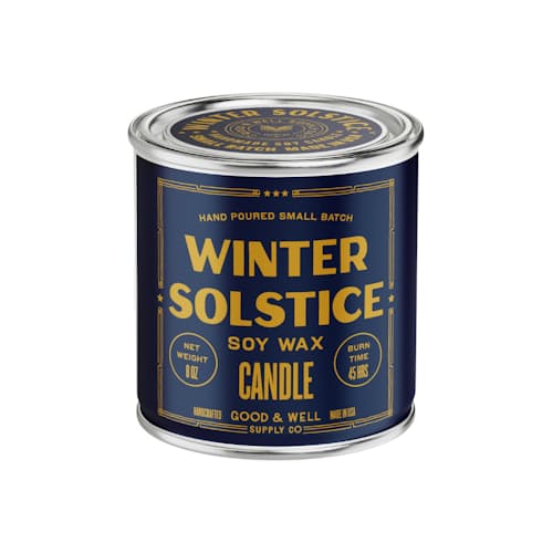 laydown image of Winter Solstice Candle