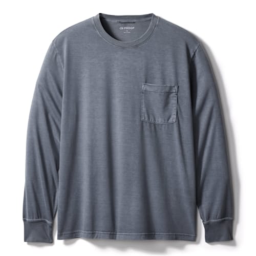 laydown image of PatinaTech Long Sleeve T-Shirt