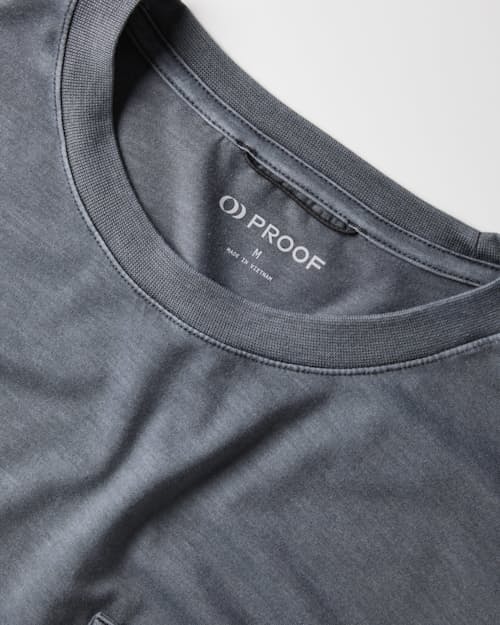 laydown detail image of PatinaTech Long Sleeve T-Shirt