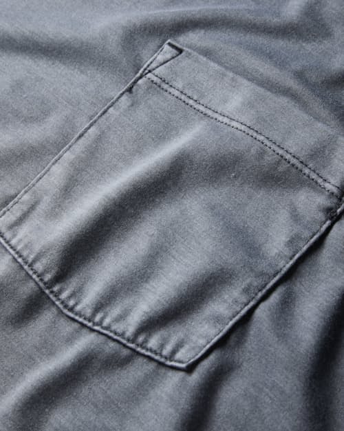 laydown detail image of PatinaTech Long Sleeve T-Shirt