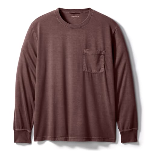 laydown image of PatinaTech Long Sleeve T-Shirt