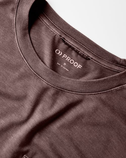 laydown detail image of PatinaTech Long Sleeve T-Shirt