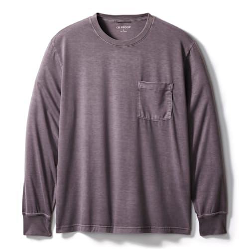 laydown image of PatinaTech Long Sleeve T-Shirt