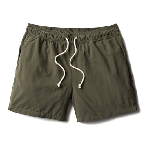 laydown image of Italian Classic Swim Shorts - 5"