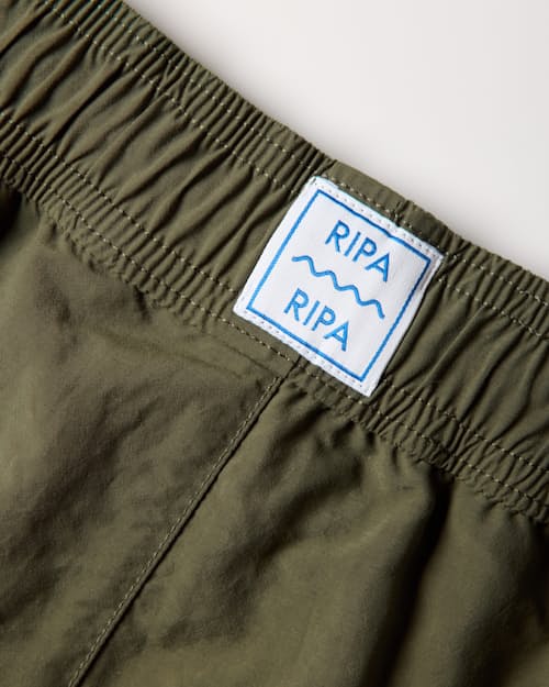 laydown detail image of Italian Classic Swim Shorts - 5"
