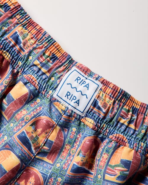 laydown detail image of Mediterranean Swim Shorts - 5"
