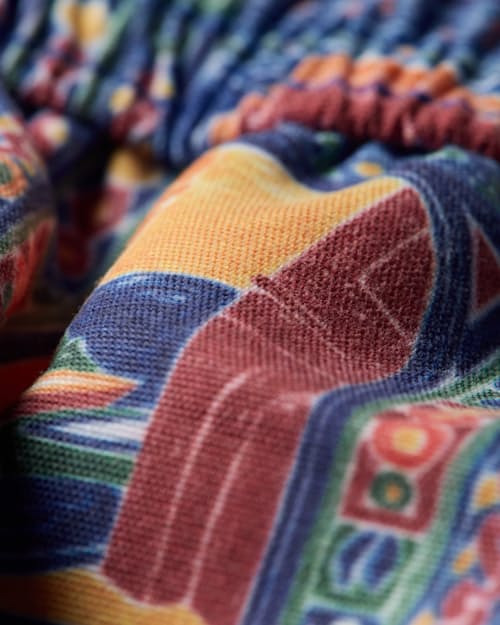 laydown detail image of Mediterranean Swim Shorts - 5"