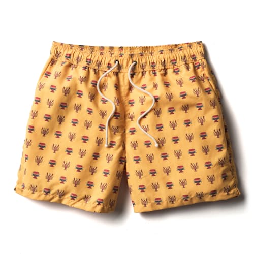 laydown image of Mediterranean Swim Shorts - 5"