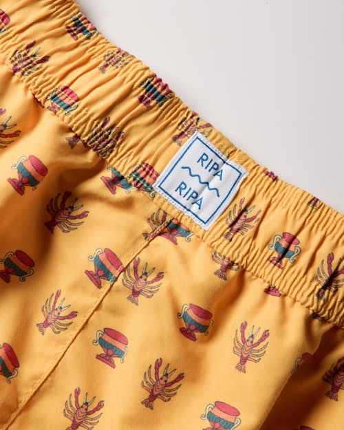laydown detail image of Mediterranean Swim Shorts - 5"