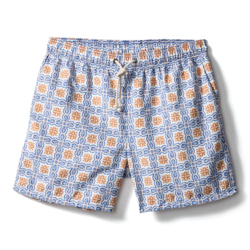 laydown image of Mediterranean Swim Shorts - 5"