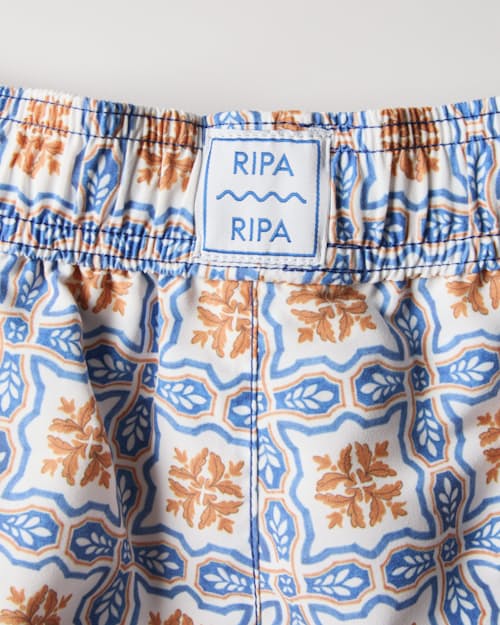 laydown detail image of Mediterranean Swim Shorts - 5"