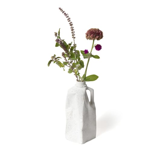 laydown image of Milk Jug Vase