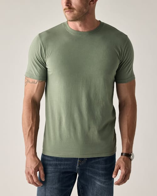 on model image of Vintage Soft Wash T-Shirt