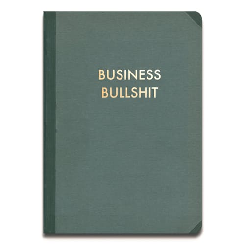 laydown image of Business Bullshit Luxe Journal
