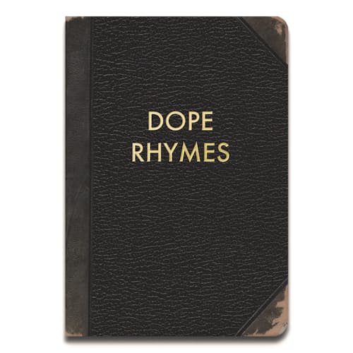 laydown image of Dope Rhymes Journal