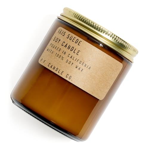 lifestyle image of Iris Suede Soy Candle