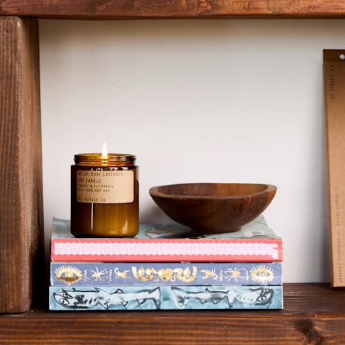 lifestyle image of Ojai Lavender Soy Candle