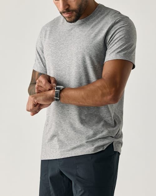 on model image of Canopy Short Sleeve T-Shirt
