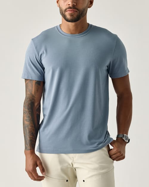 on model image of Canopy Short Sleeve T-Shirt